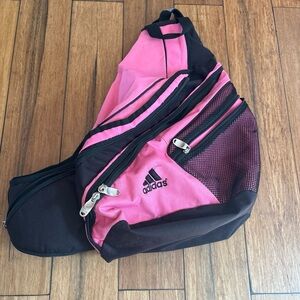 Adidas Sling Backpack Pink Load Spring Crossbody Shoulder Strap